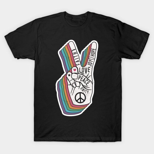 Peace Works T-Shirt by machmigo